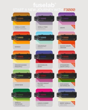 FUSELAB F3000 PRE-FILLED CARTRIDGES 3ML