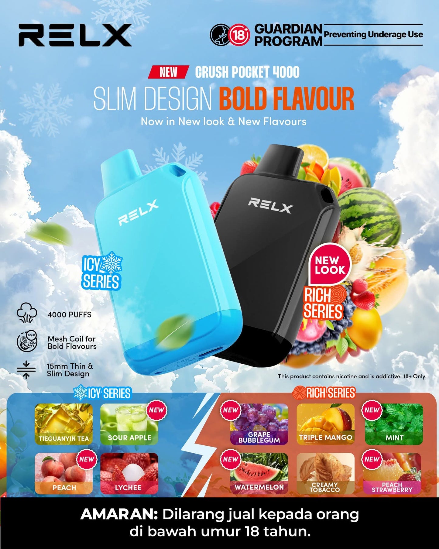 RELX CRUSH 4000