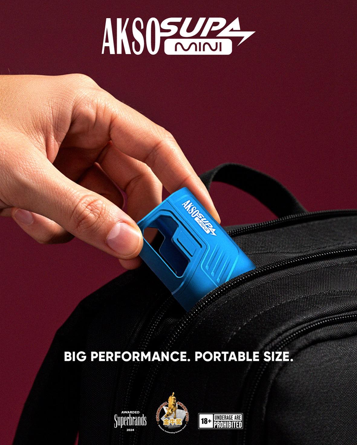 AKSO SUPA MINI & NAU NEMIZZ 3ML PRE- FILLED CARTRIDGE