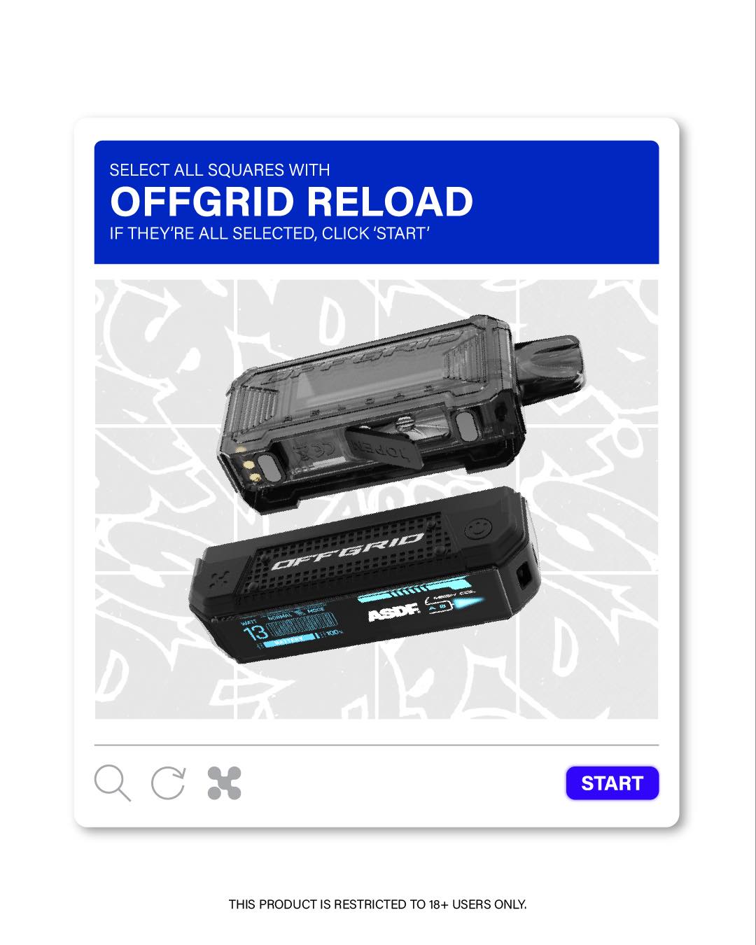 OFFGIRD RELOAD OPEN POD SYSTEM