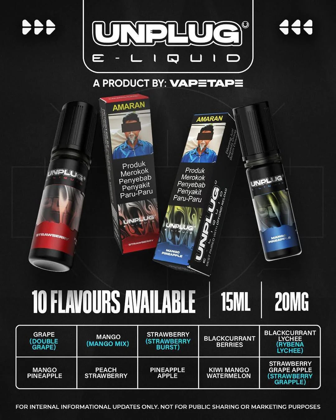 UNPLUG 15ML E-LIQUID