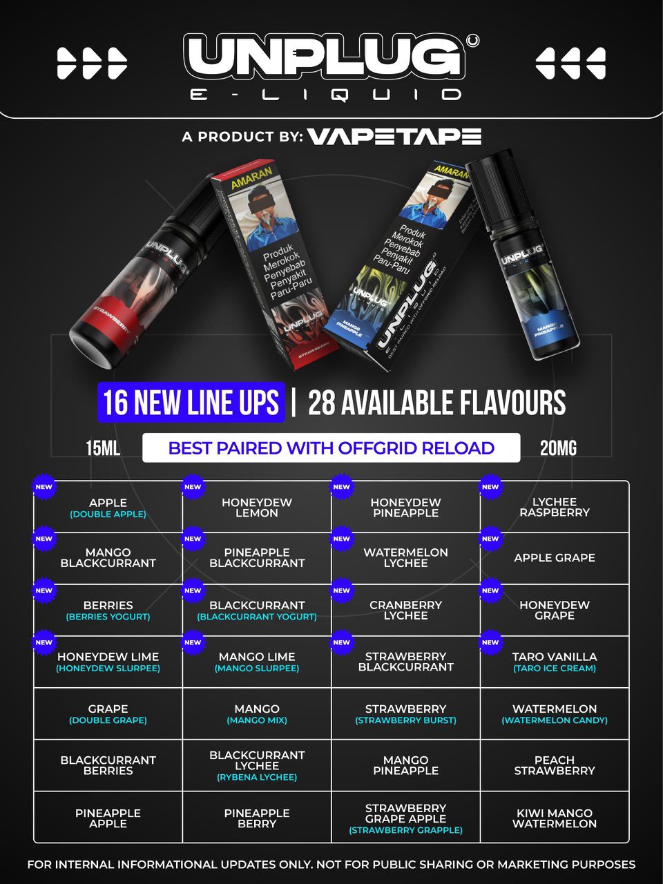 UNPLUG 15ML E-LIQUID