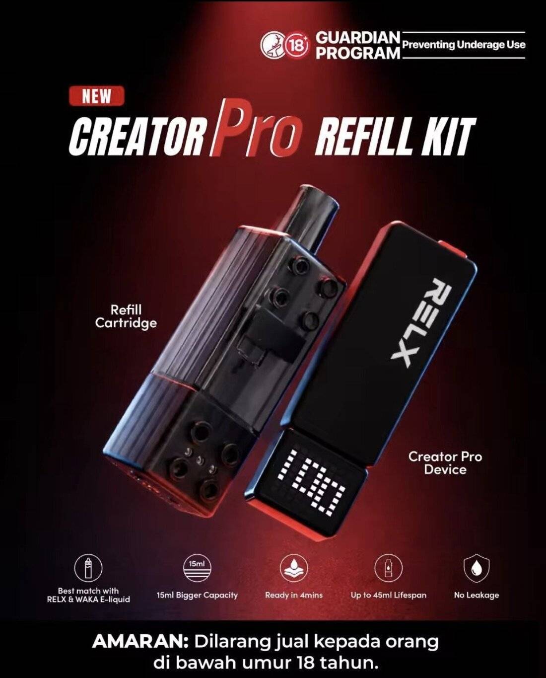 RELX CREATOR PRO OPEN POD SYSTEM