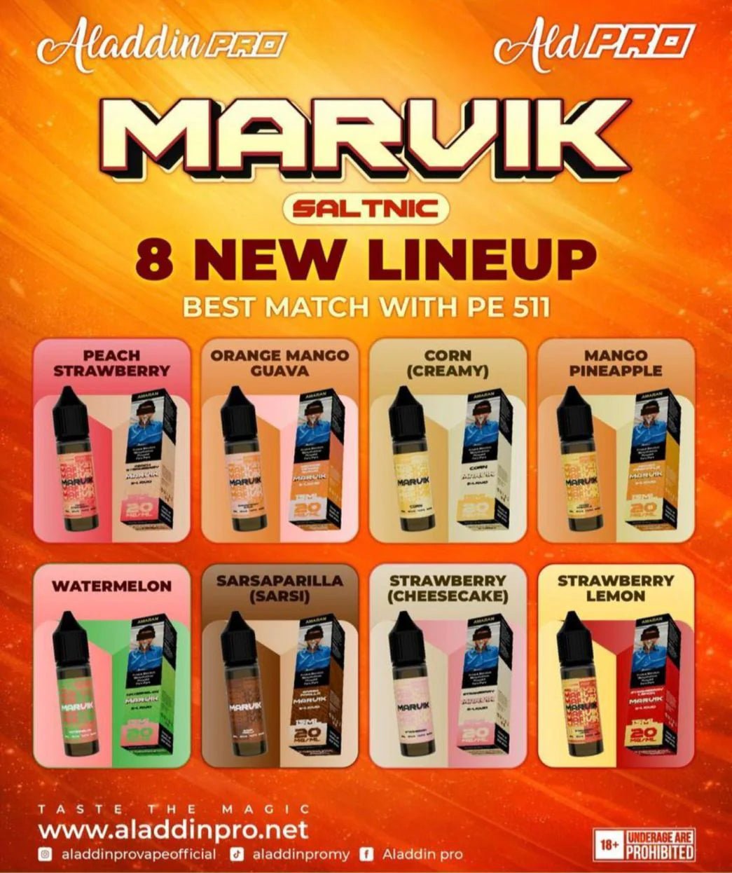MARVIK E-LIQUID 15ML