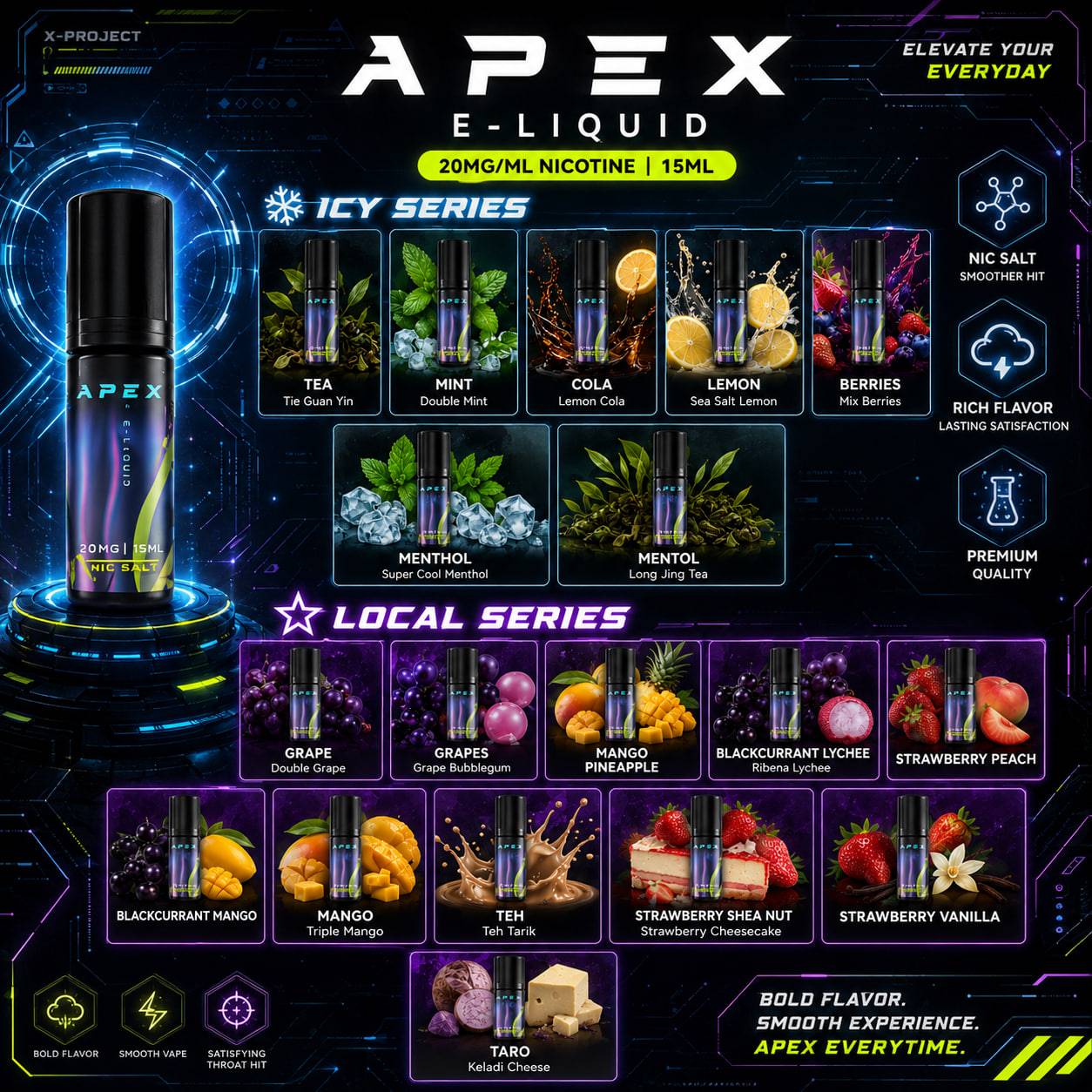 APEX E-LIQUID 15ML
