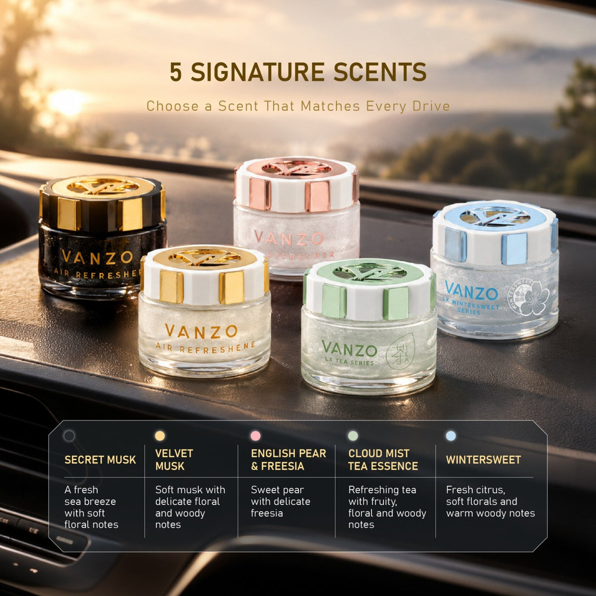 VANZO GEL LX DASHBOARD SERIES