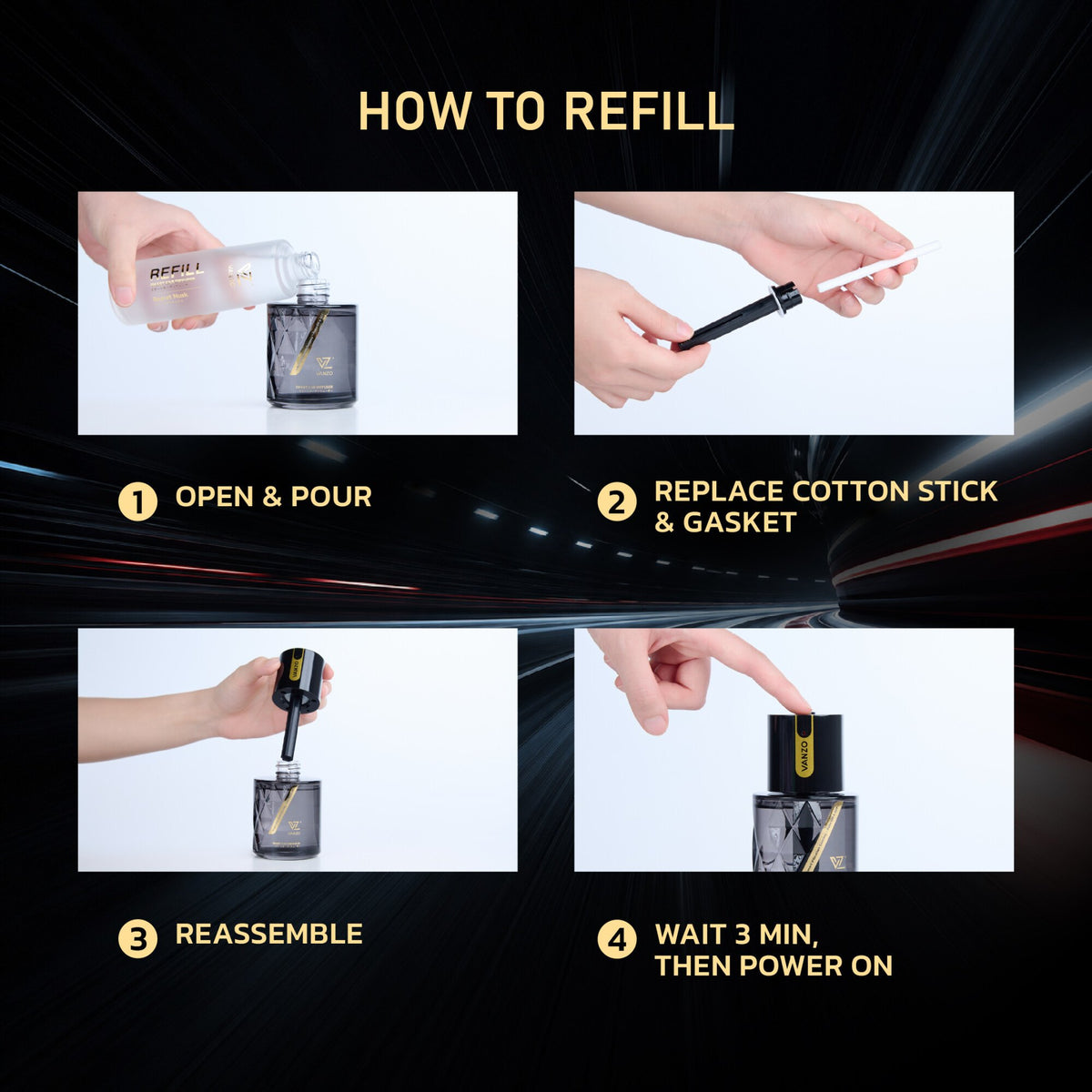 VANZO SMART CAR DIFFUSER REFILL