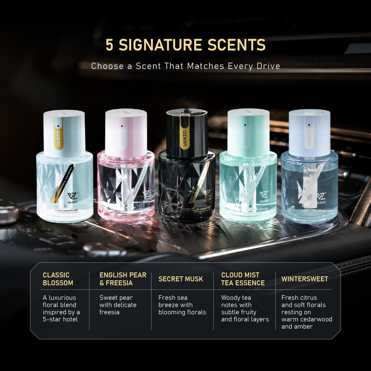 VANZO SMART CAR DIFFUSER SET