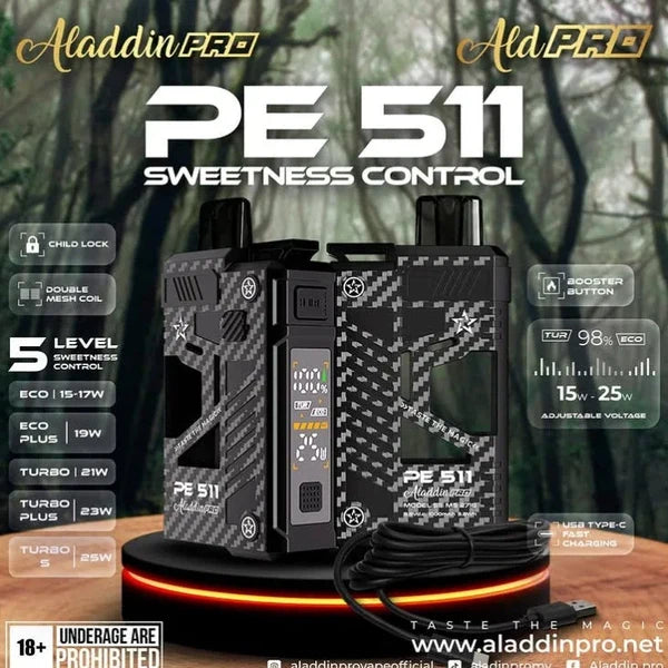 ALADDIN PRO PE511 OPE POD SYSTEM 50K SET & CATRIDGE