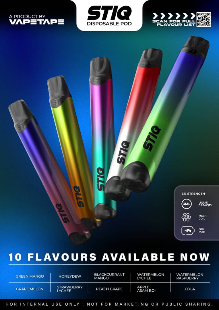 VAPETAPE STIQ 3ML