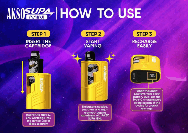 AKSO NAU NEMIZZ 3ML PRE- FILLED CARTRIDGE