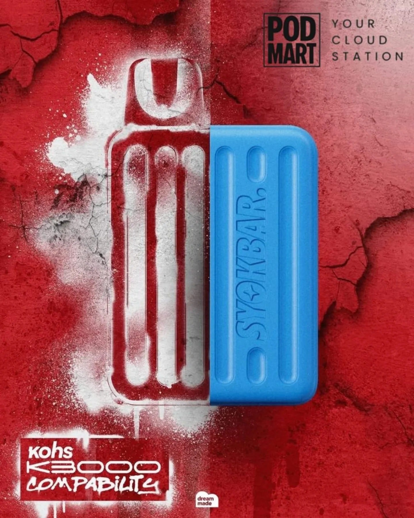 SYOKBAR & K3000 PRE-FILLED CATRIDGE