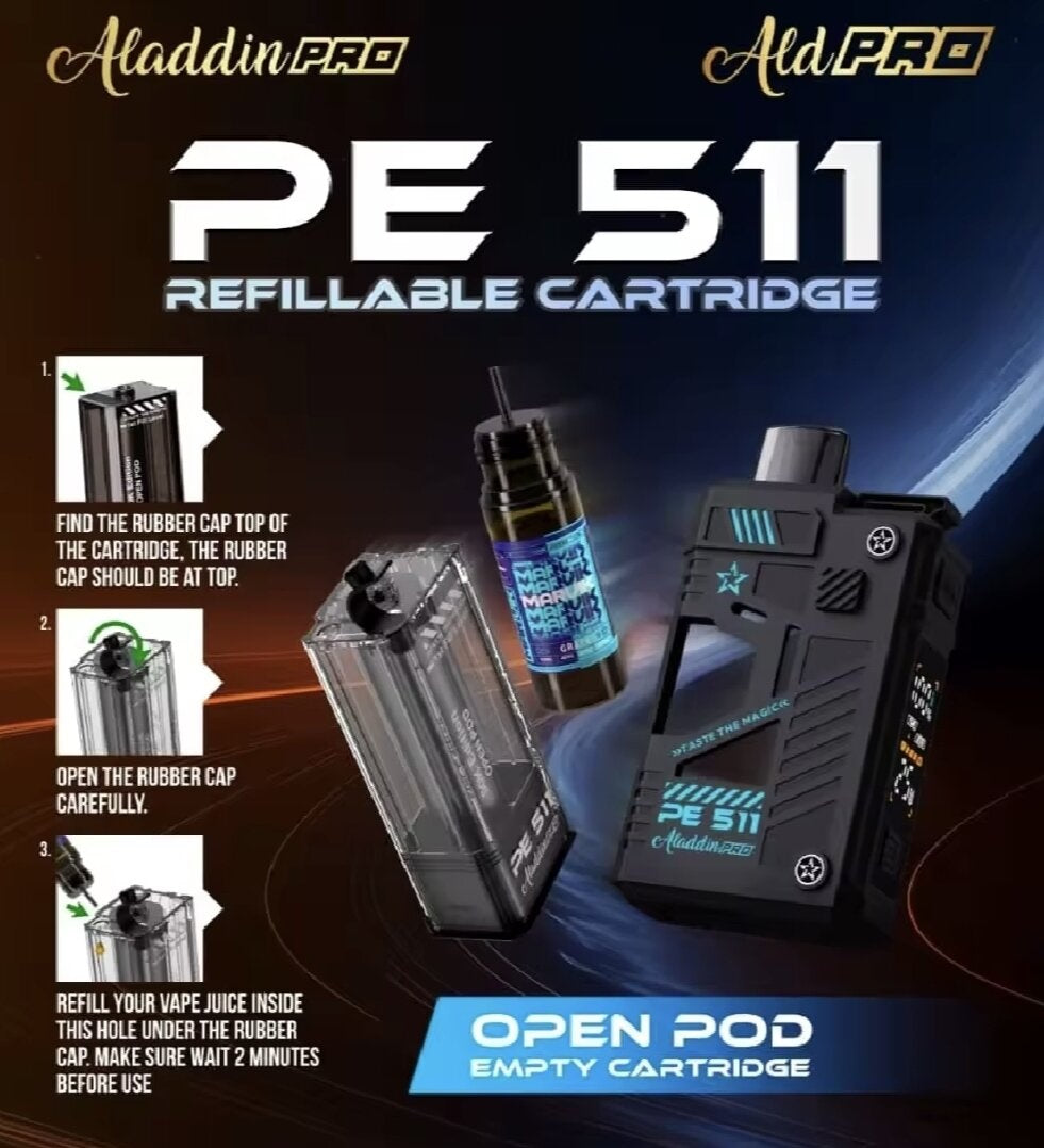 ALADDIN PRO PE511 OPE POD SYSTEM 50K SET & CATRIDGE